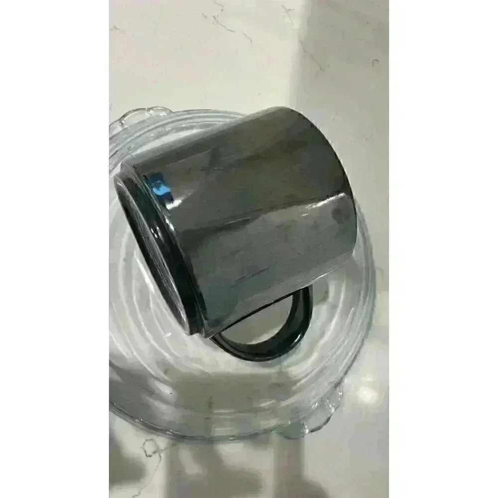 Starbucks 2013 Gray 14oz Gunmetal Embossed Iridescent Metallic Coffee Mug Cup - Picture 8 of 9